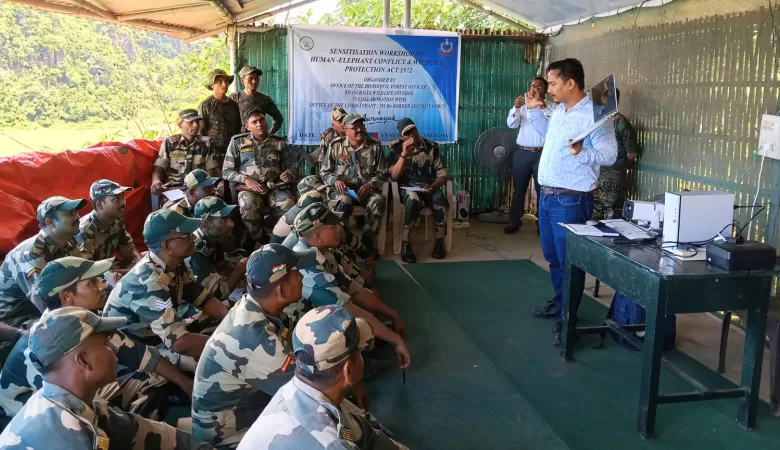 Border forces briefed on elephant safety and wildlife offences