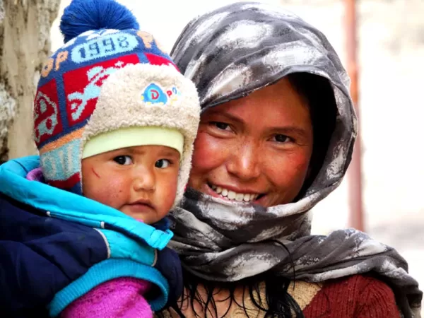 Ladhaki Mom Child